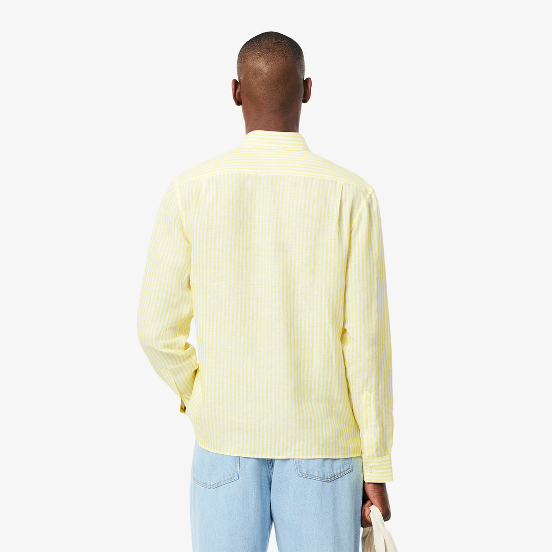 Regular Fit Striped Linen Shirt - CH6985
