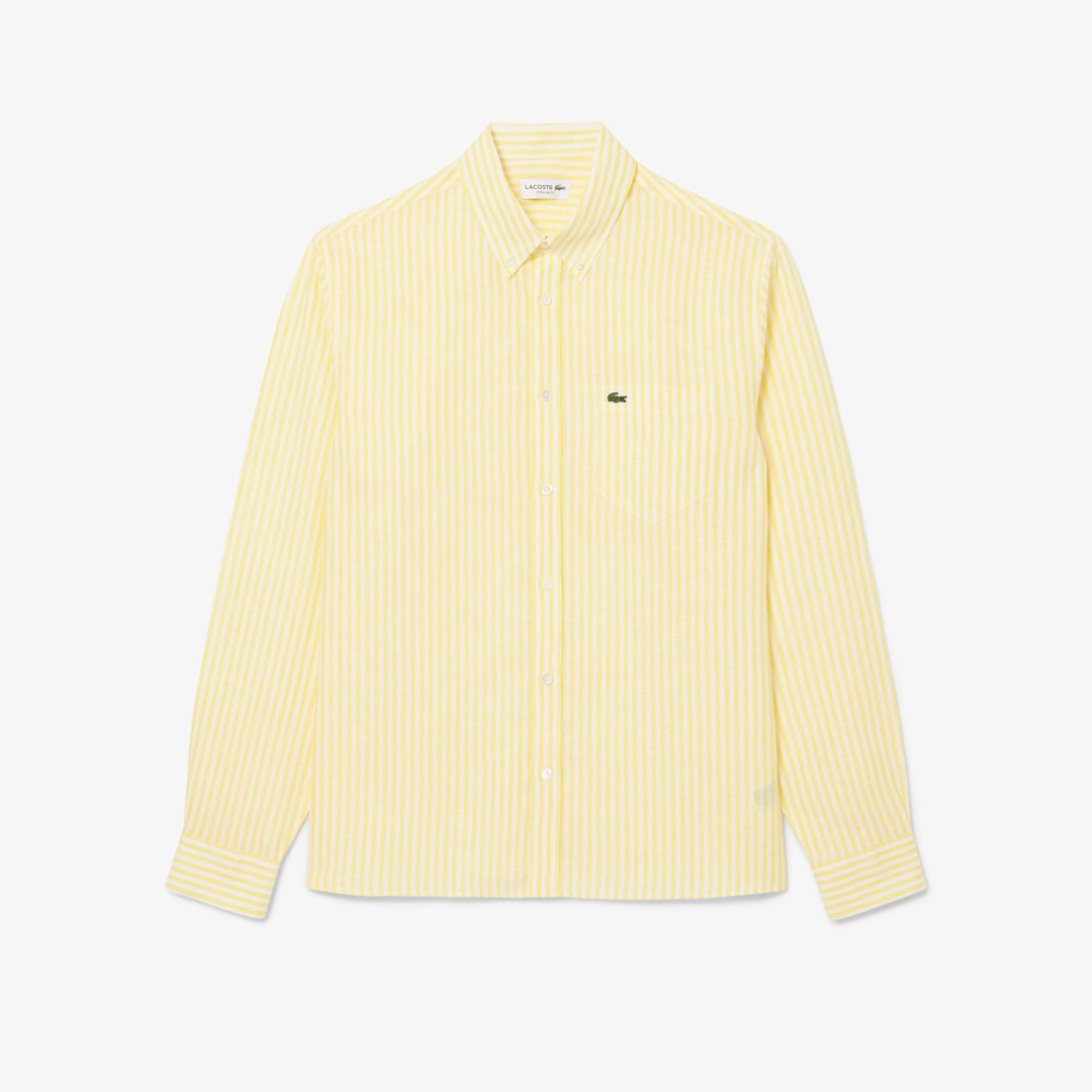 Regular Fit Striped Linen Shirt - CH6985