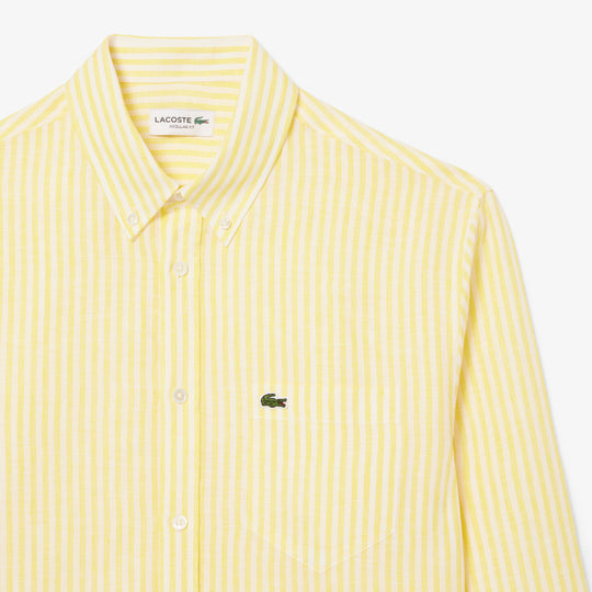 Regular Fit Striped Linen Shirt - CH6985