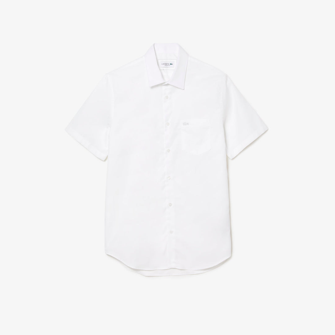 Shop The Latest Collection Of Lacoste Men'S Regular Fit Solid Cotton Shirt - Ch8528 In Lebanon