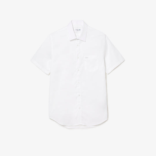 Shop The Latest Collection Of Lacoste Men'S Regular Fit Solid Cotton Shirt - Ch8528 In Lebanon