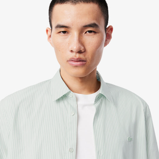 Regular Fit Striped Poplin Shirt - CH9087