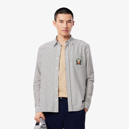 Regular Fit Striped Cotton Shirt - CH9118