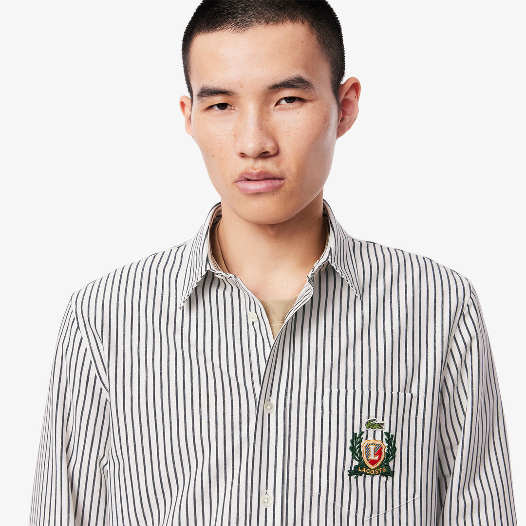 Regular Fit Striped Cotton Shirt - CH9118