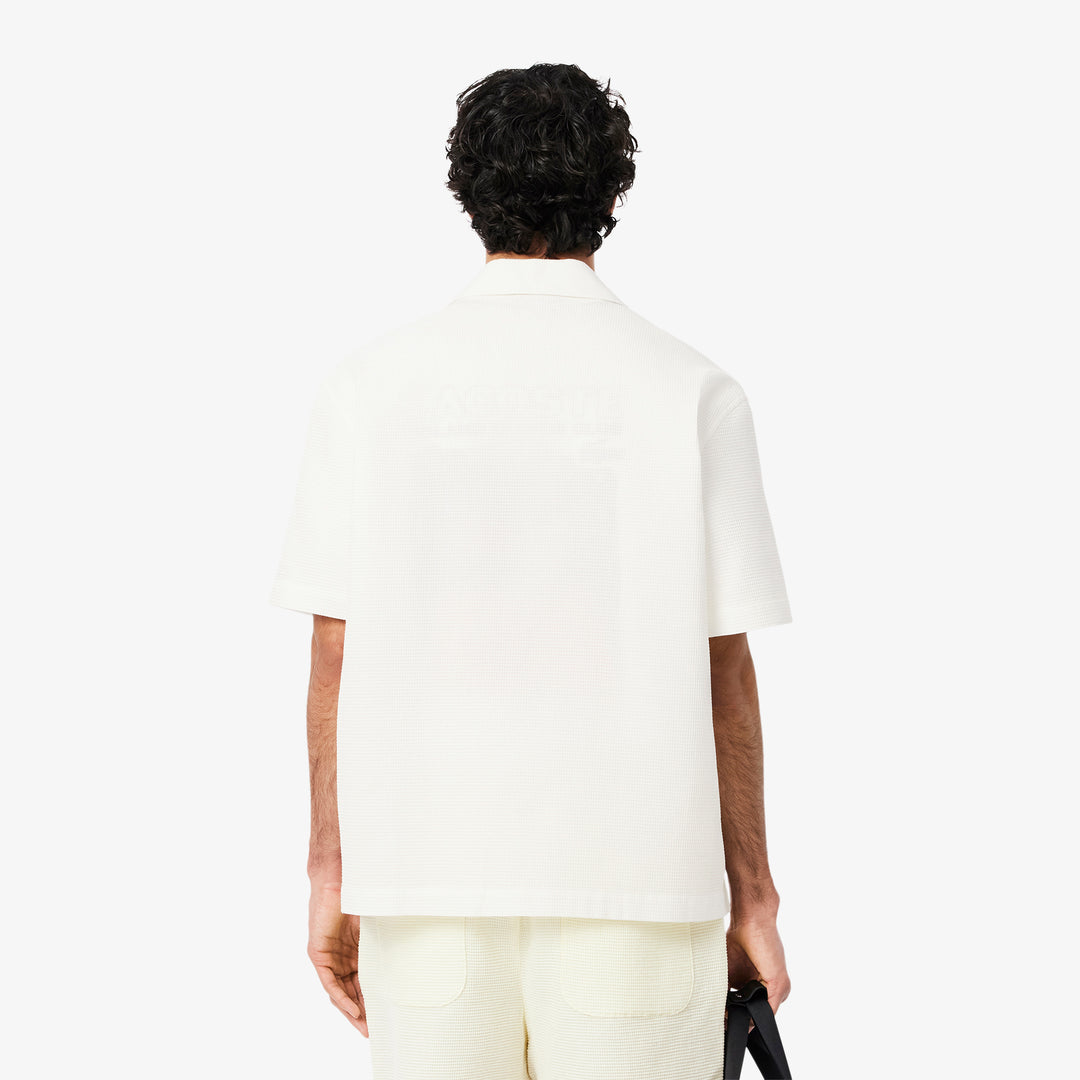 Relaxed Fit Waffle Texture Shirt - CH9924