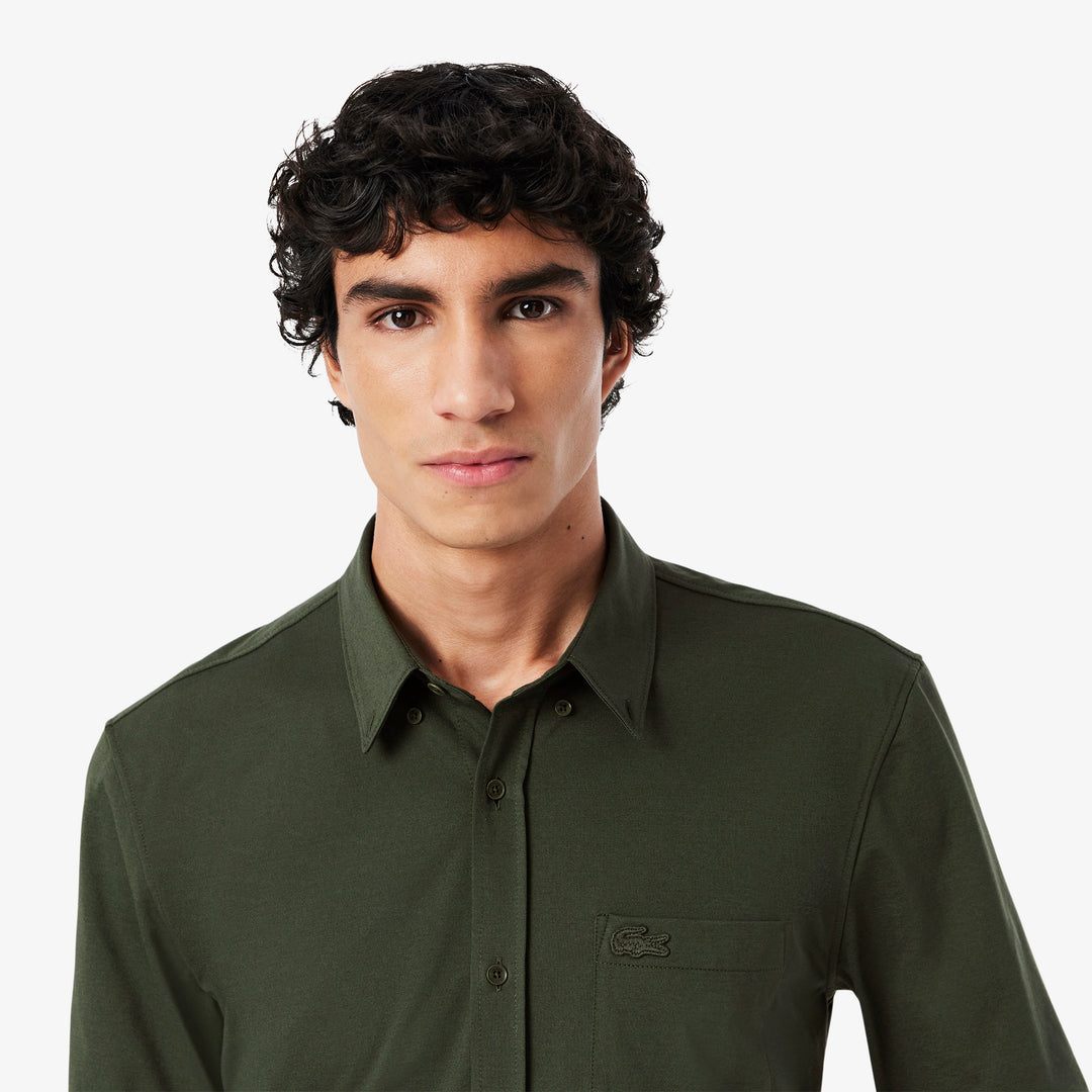 Regular Fit Cotton Jersey Shirt - CH9936