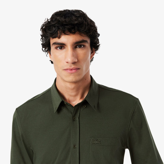 Regular Fit Cotton Jersey Shirt - CH9936
