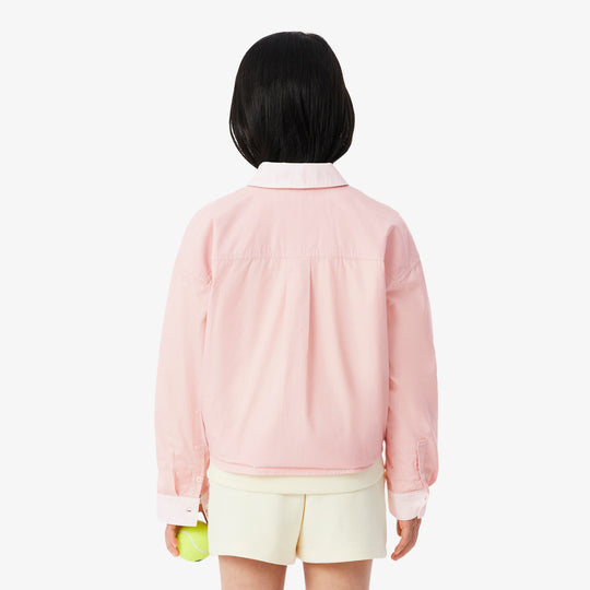 Embroidered Badge Poplin Shirt - CJ6589