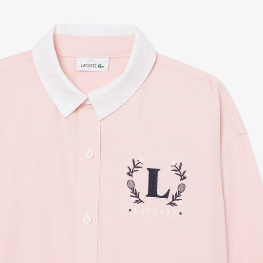 Embroidered Badge Poplin Shirt - CJ6589