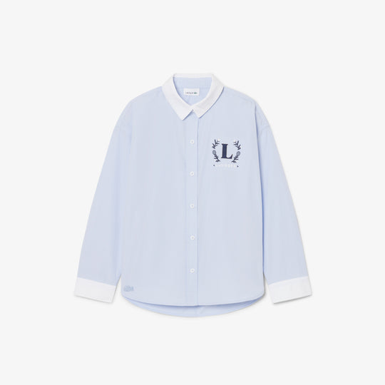 Embroidered Badge Poplin Shirt - CJ6589