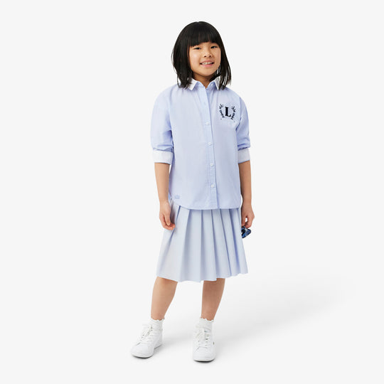 Embroidered Badge Poplin Shirt - CJ6589