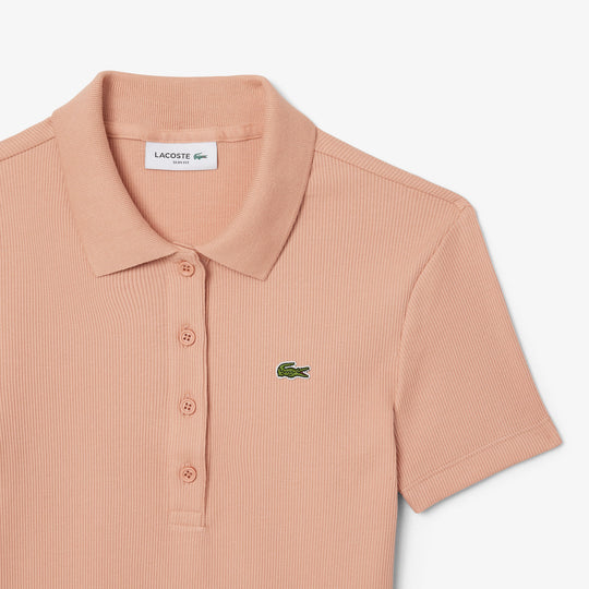 L.12.D Slim Fit Ribbed Cotton Polo Shirt - DF5377