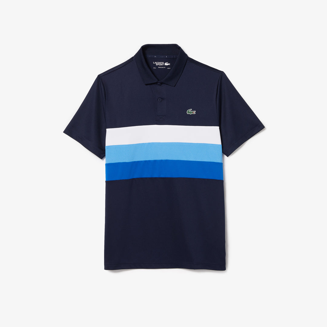 Men's Lacoste SPORT Tricolour Stripe Golf Polo