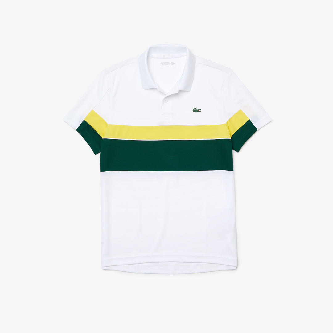 Shop The Latest Collection Of Outlet - Lacoste Men’S Lacoste Sport Colourblock Breathable Resistant Regular Fit Polo Shirt - Dh6932 In Lebanon