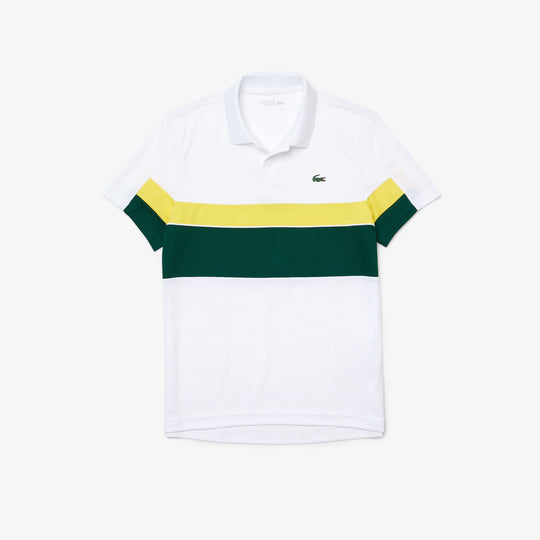 Shop The Latest Collection Of Outlet - Lacoste Men’S Lacoste Sport Colourblock Breathable Resistant Regular Fit Polo Shirt - Dh6932 In Lebanon
