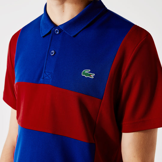 Men’s Lacoste SPORT Resistant Breathable Anti-Odor Regular Fit Polo Shirt