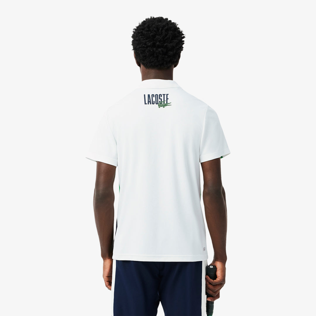 Colour-Block Printed Sport Polo Shirt - DH8963
