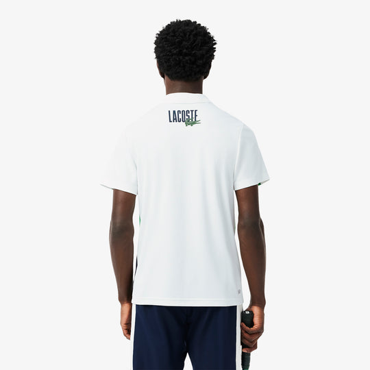 Colour-Block Printed Sport Polo Shirt - DH8963