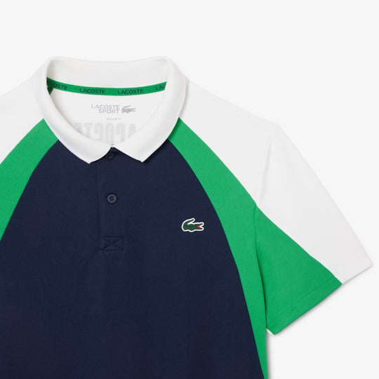 Colour-Block Printed Sport Polo Shirt - DH8963