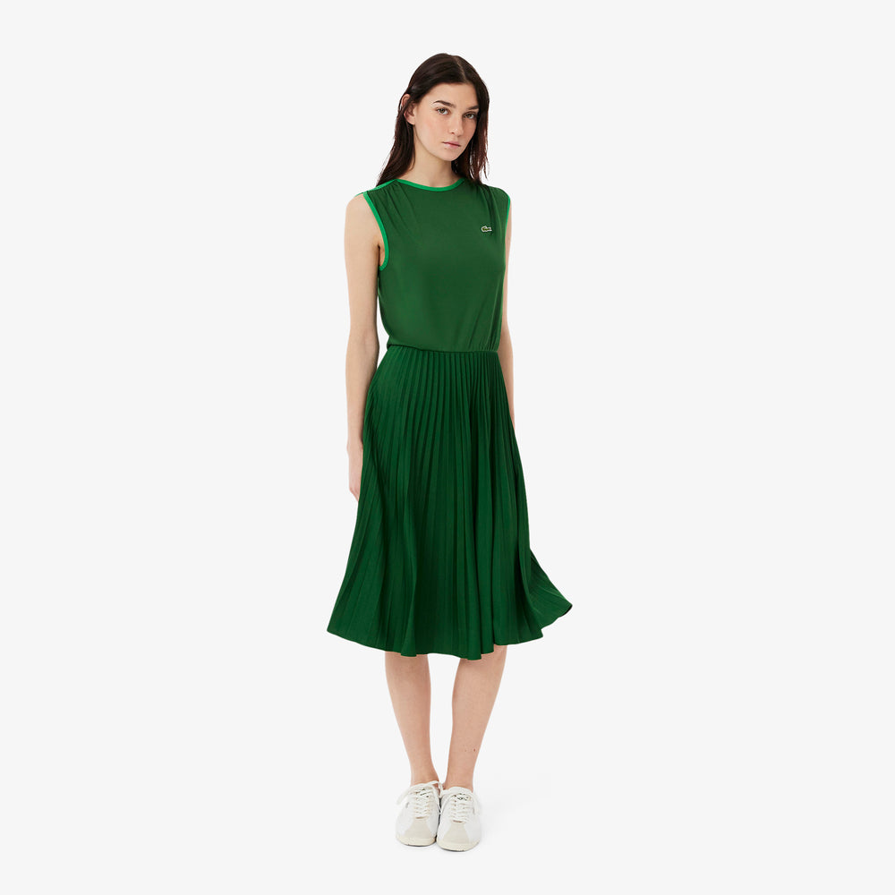 Sleeveless Pleated Dress - EF0508