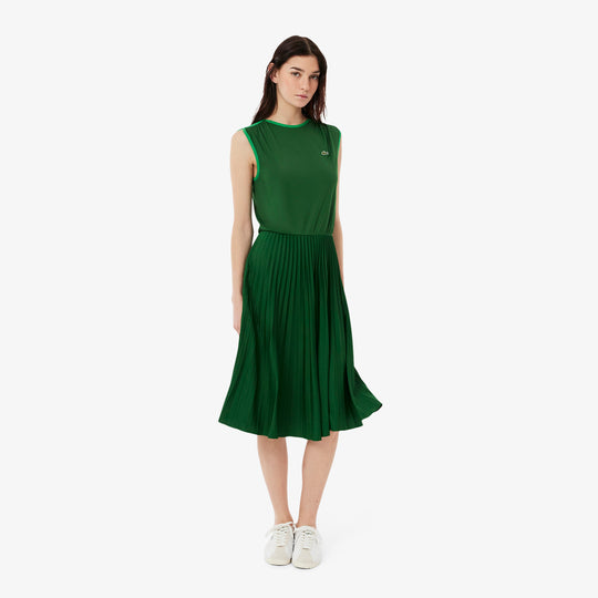 Sleeveless Pleated Dress - EF0508