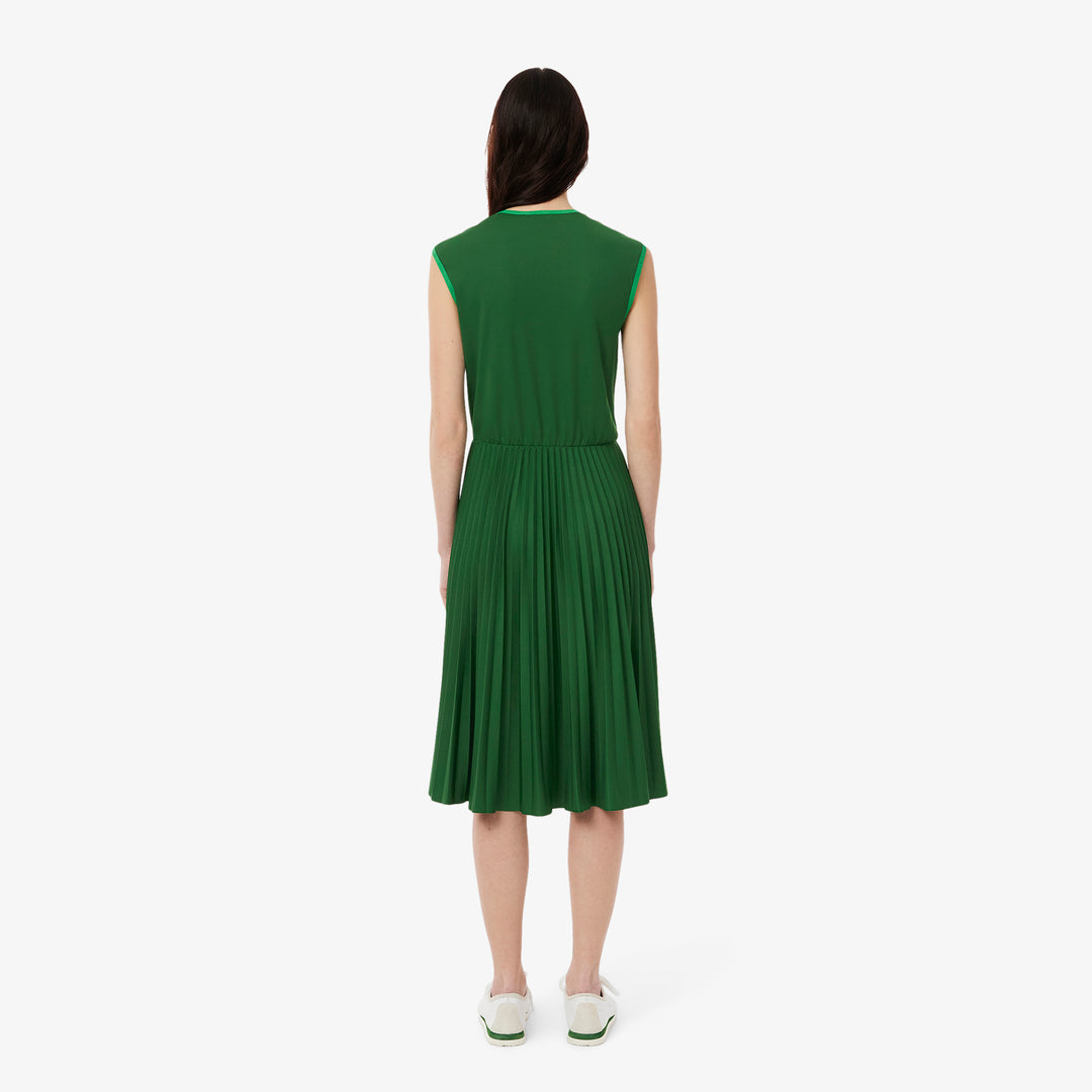 Sleeveless Pleated Dress - EF0508