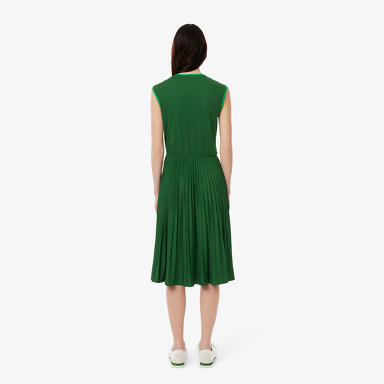 Sleeveless Pleated Dress - EF0508