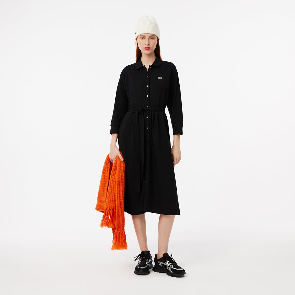 Loose Piqué Polo Dress - EF0850