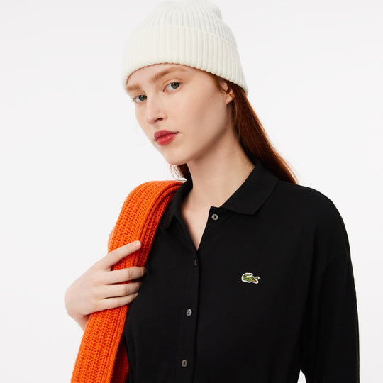Loose Piqué Polo Dress - EF0850