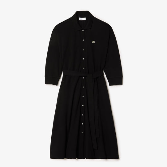 Loose Piqué Polo Dress - EF0850