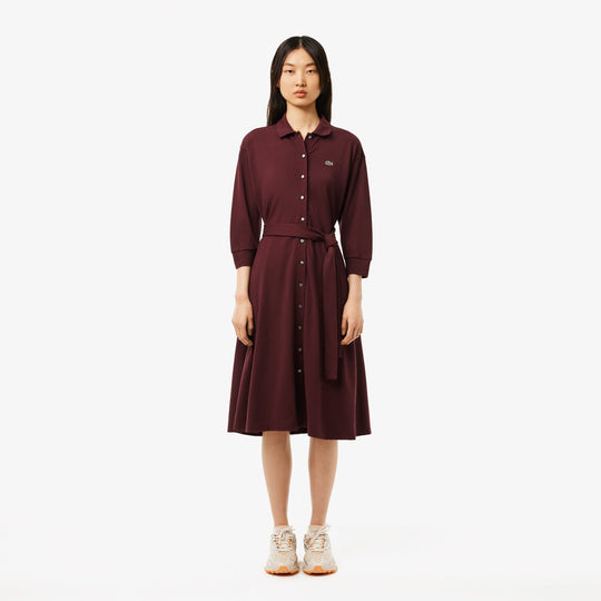Loose Piqué Polo Dress - EF0850
