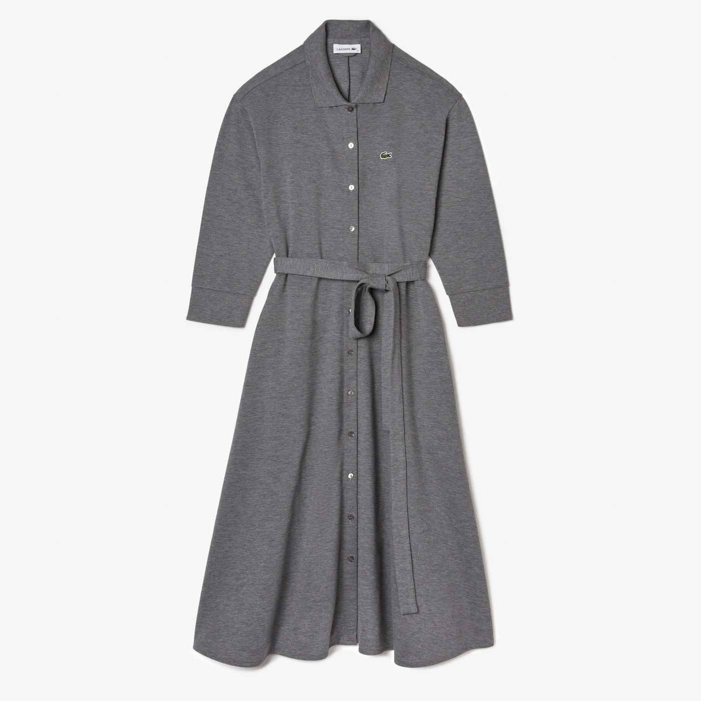 Shop The Latest Collection Of Outlet - Lacoste Women'S Buttoned Belted Cotton Piquã© Polo Dress - Ef2284 In Lebanon