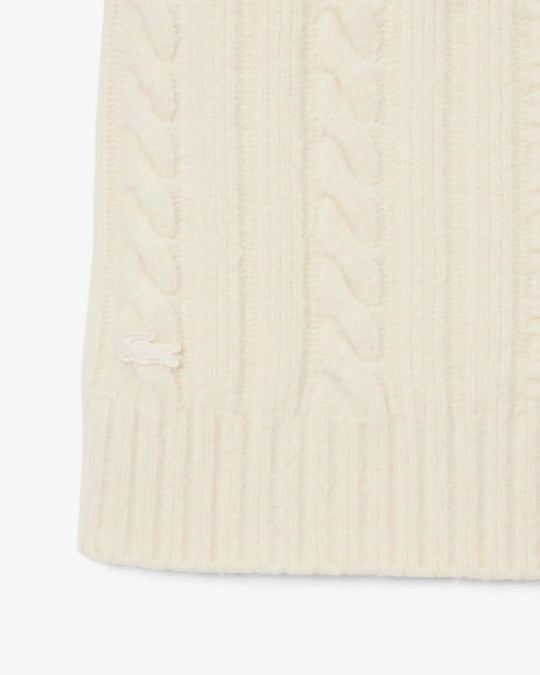 Patchwork Effect Wool Sweater Dress - EF4173