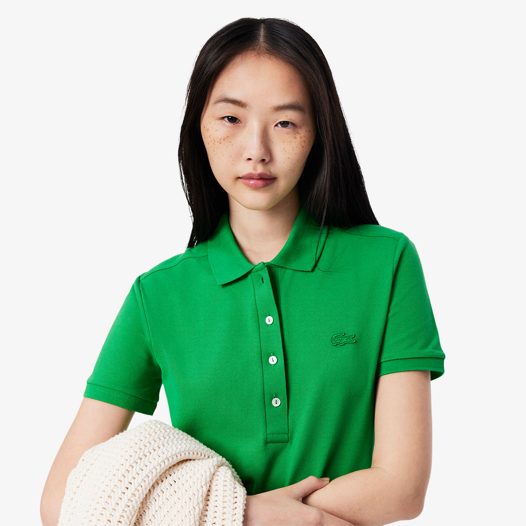 Slim Fit Stretch Pique Polo Dress - EF5473