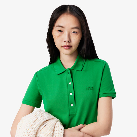 Slim Fit Stretch Pique Polo Dress - EF5473