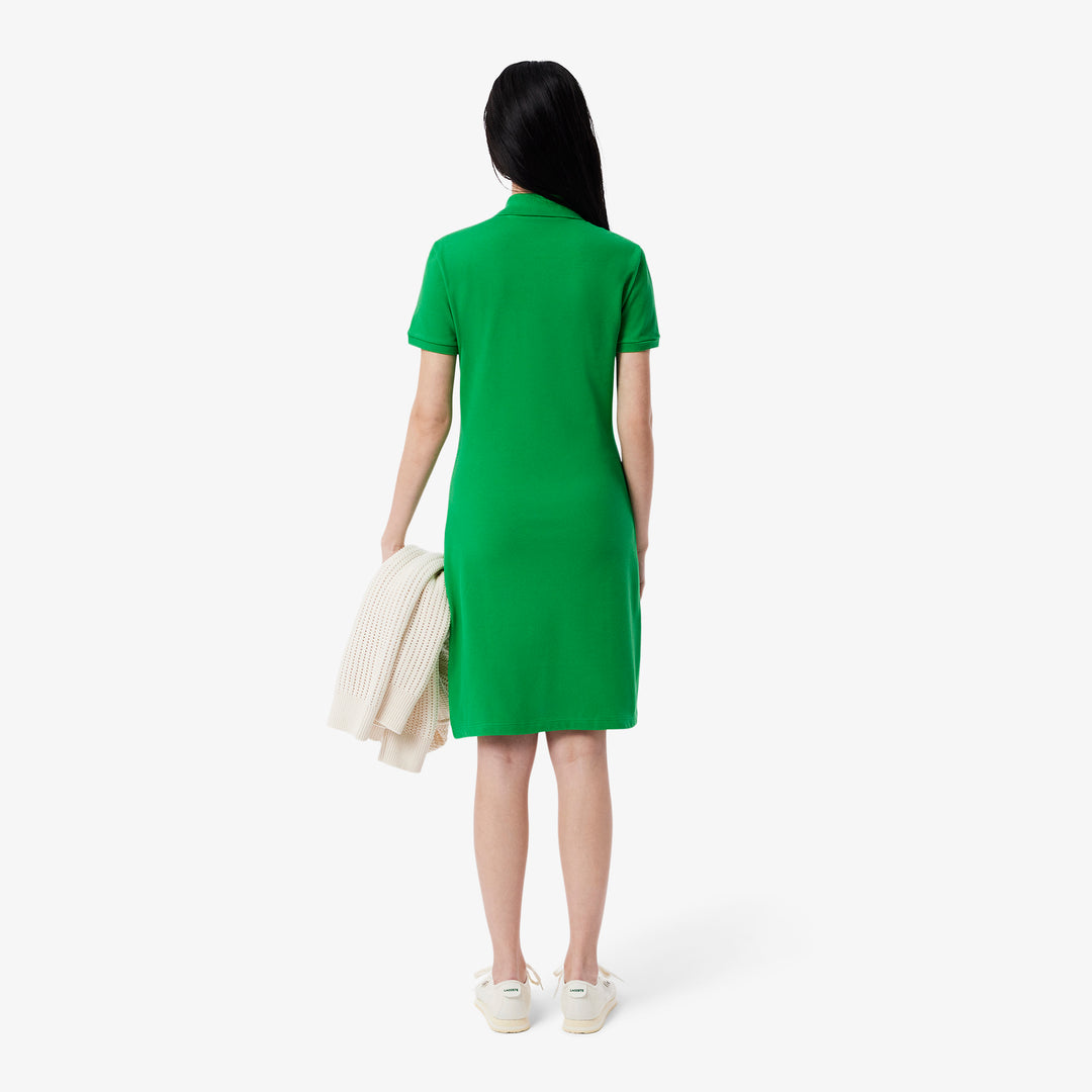 Slim Fit Stretch Pique Polo Dress - EF5473