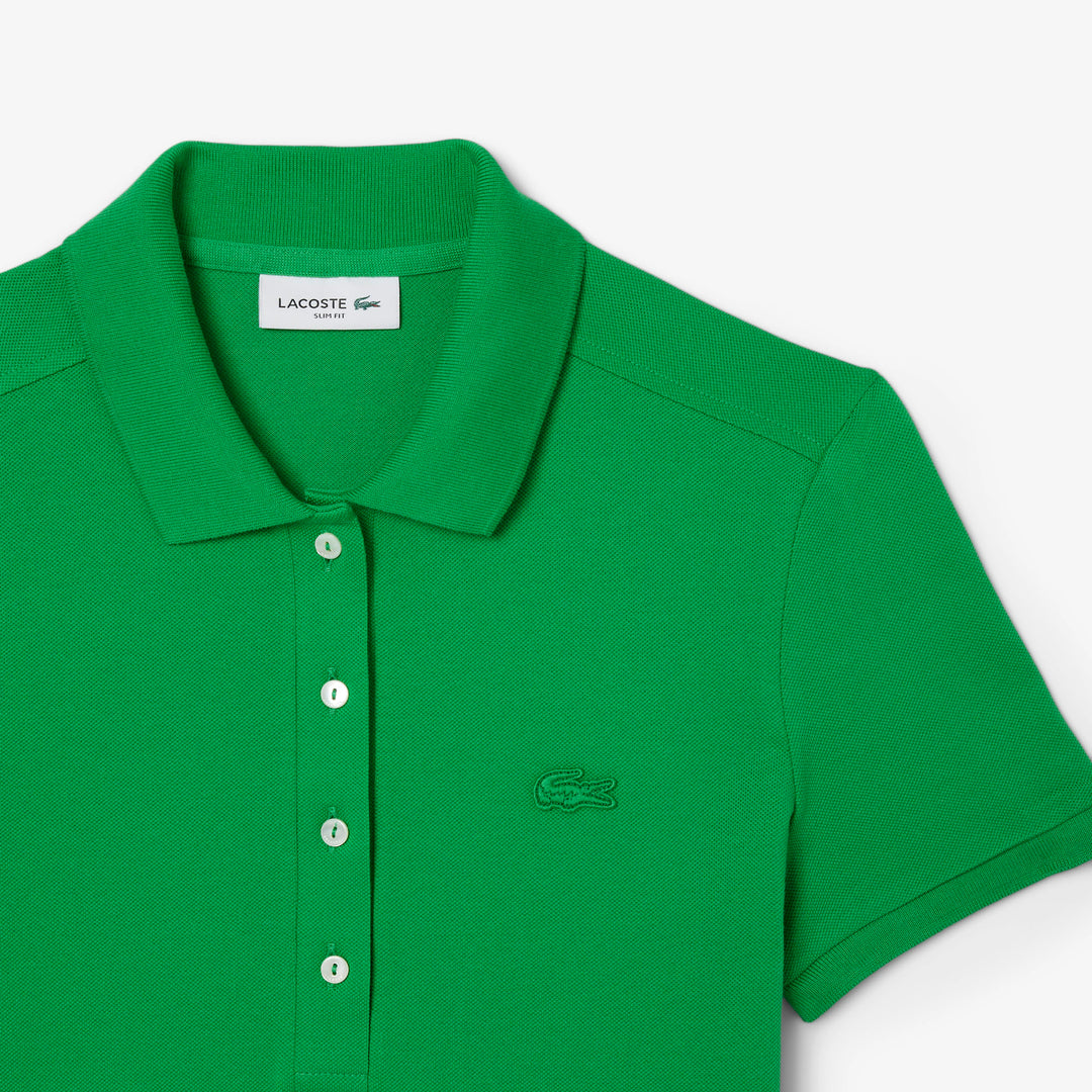 Slim Fit Stretch Pique Polo Dress - EF5473