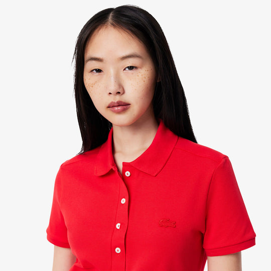 Slim Fit Stretch Petit Pique Polo Dress-EF5473
