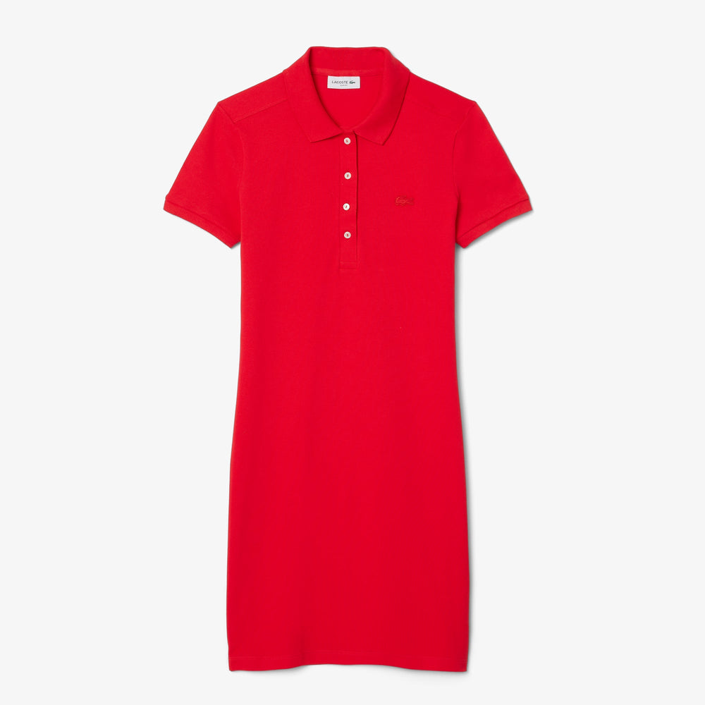 Slim Fit Stretch Petit Pique Polo Dress-EF5473
