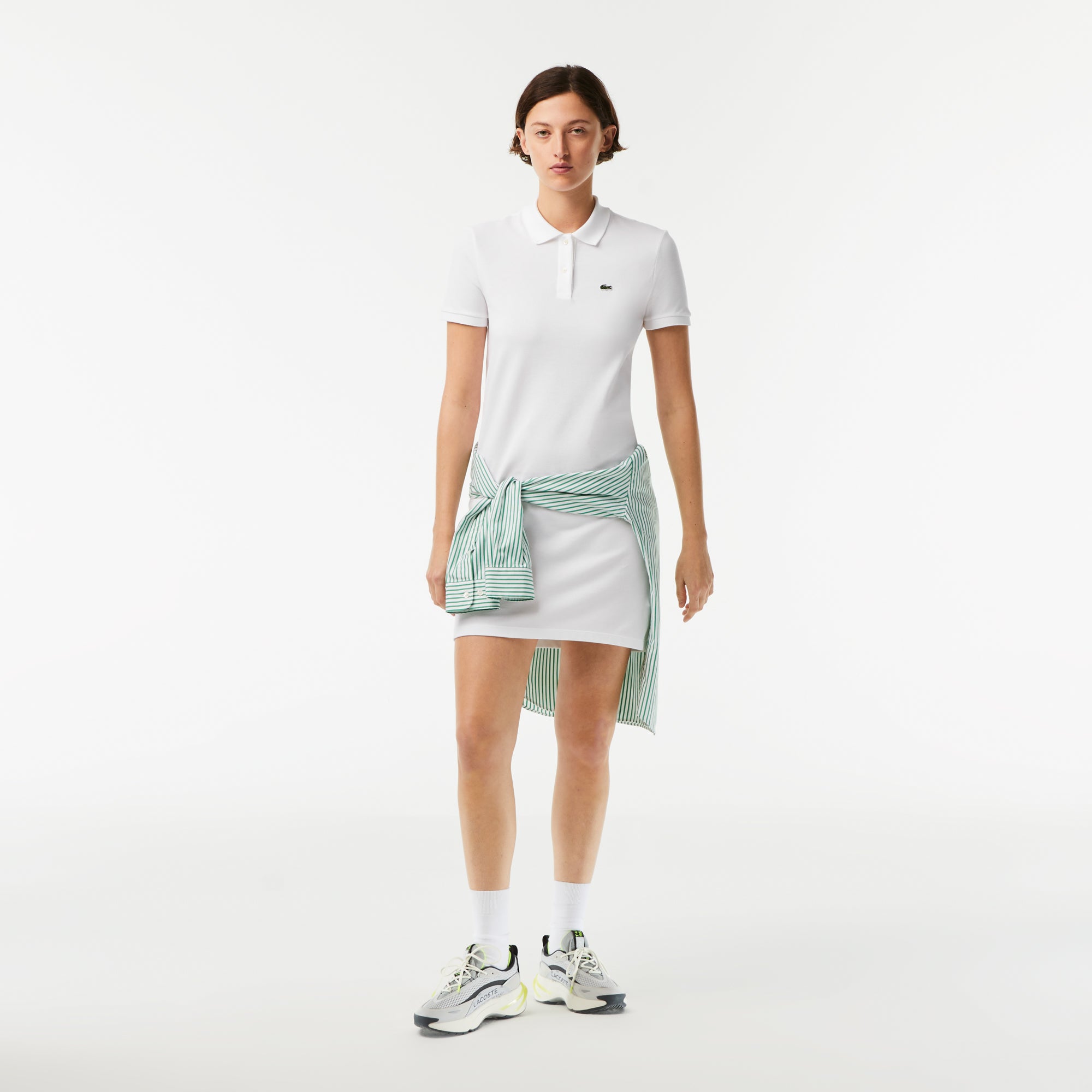 Buy Women S Lacoste Piqu Knit Polo Dress Ef7767 Online Lebanon