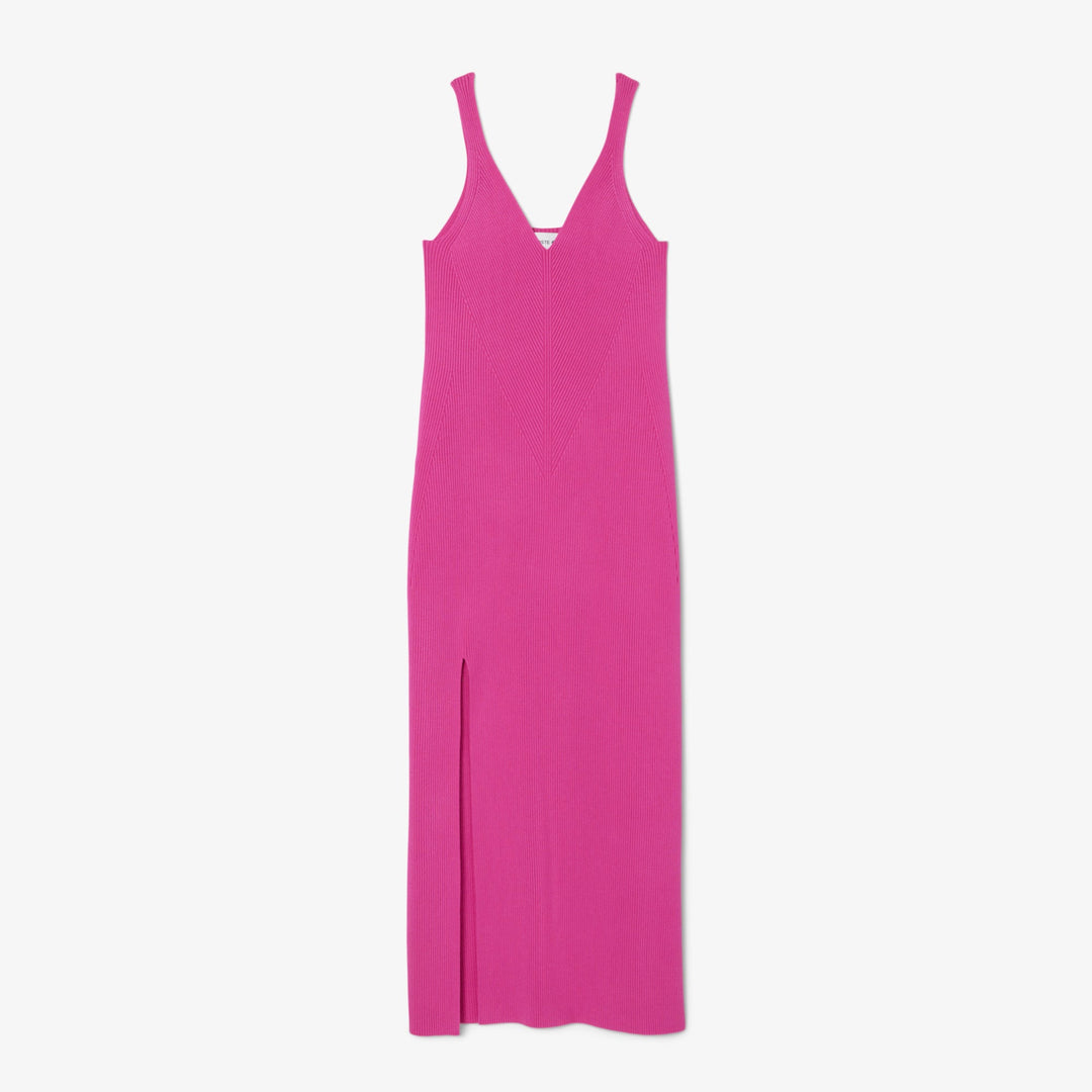Long Seamless Ribbed Dress-EF9270