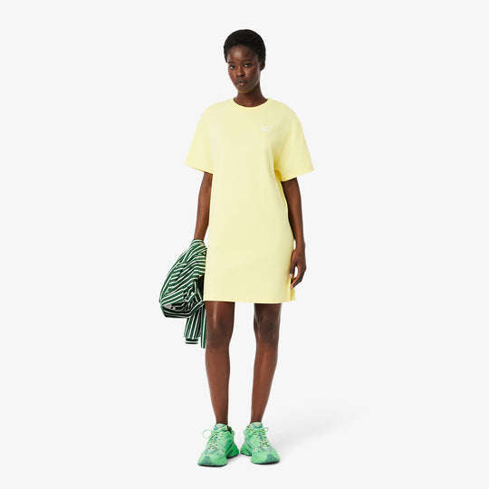 Oversized Branded Jersey T-shirt Dress - EF9573