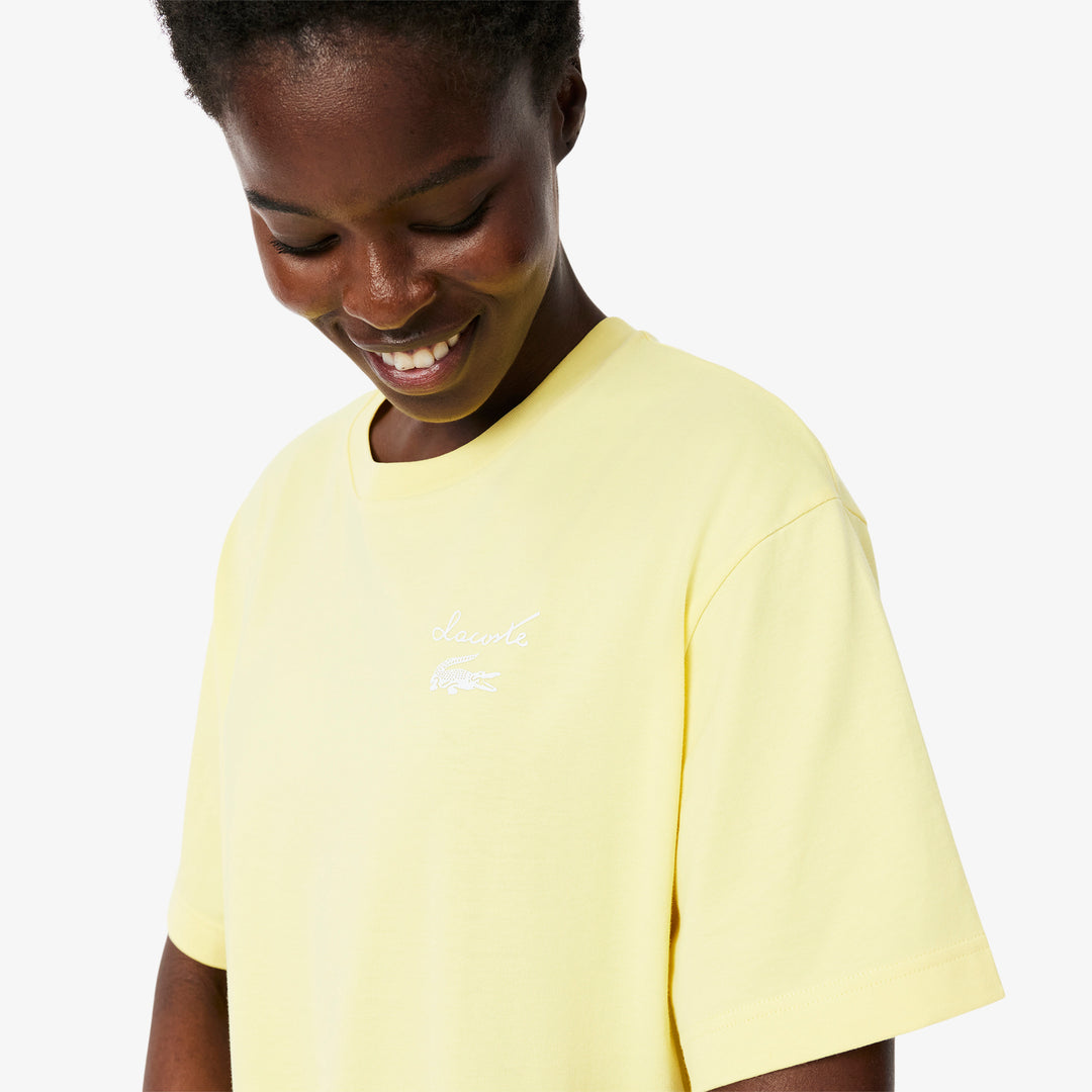 Oversized Branded Jersey T-shirt Dress - EF9573