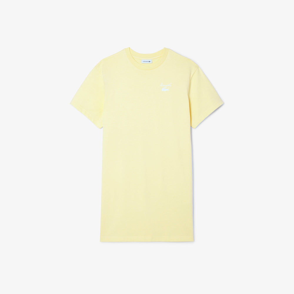 Oversized Branded Jersey T-shirt Dress-EF9573