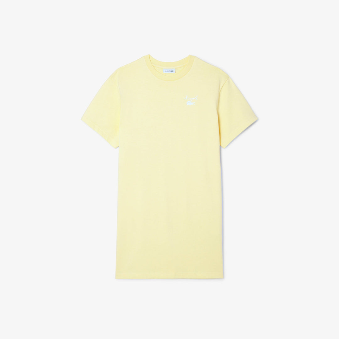 Oversized Branded Jersey T-shirt Dress-EF9573