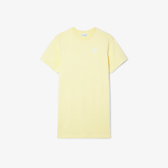 Oversized Branded Jersey T-shirt Dress-EF9573