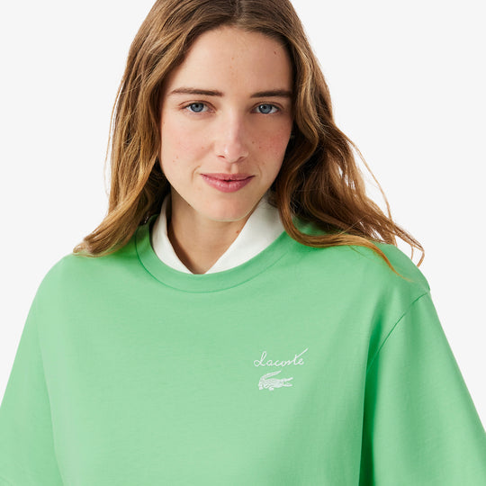 Oversized Branded Jersey T-shirt Dress - EF9573