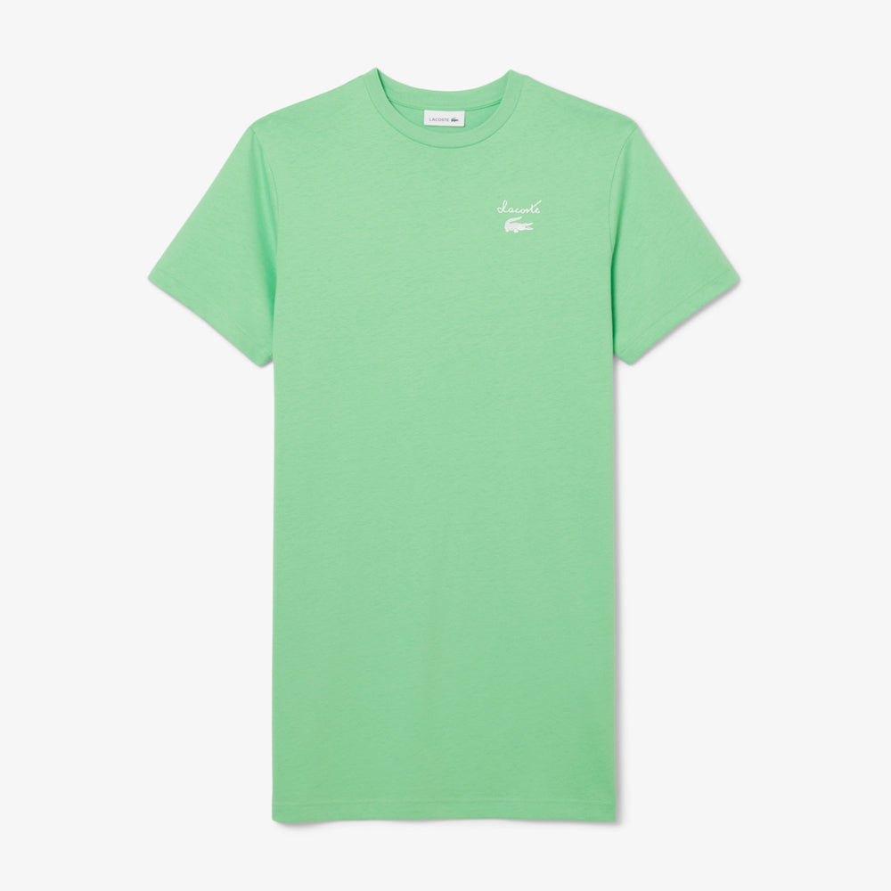 Oversized Branded Jersey T-shirt Dress-EF9573