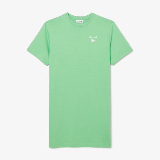 Oversized Branded Jersey T-shirt Dress-EF9573