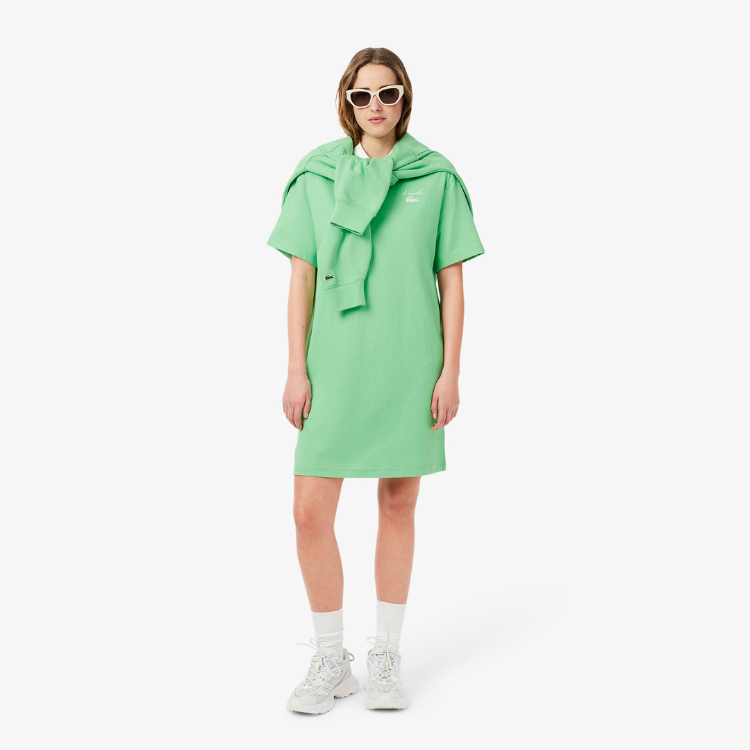 Oversized Branded Jersey T-shirt Dress - EF9573
